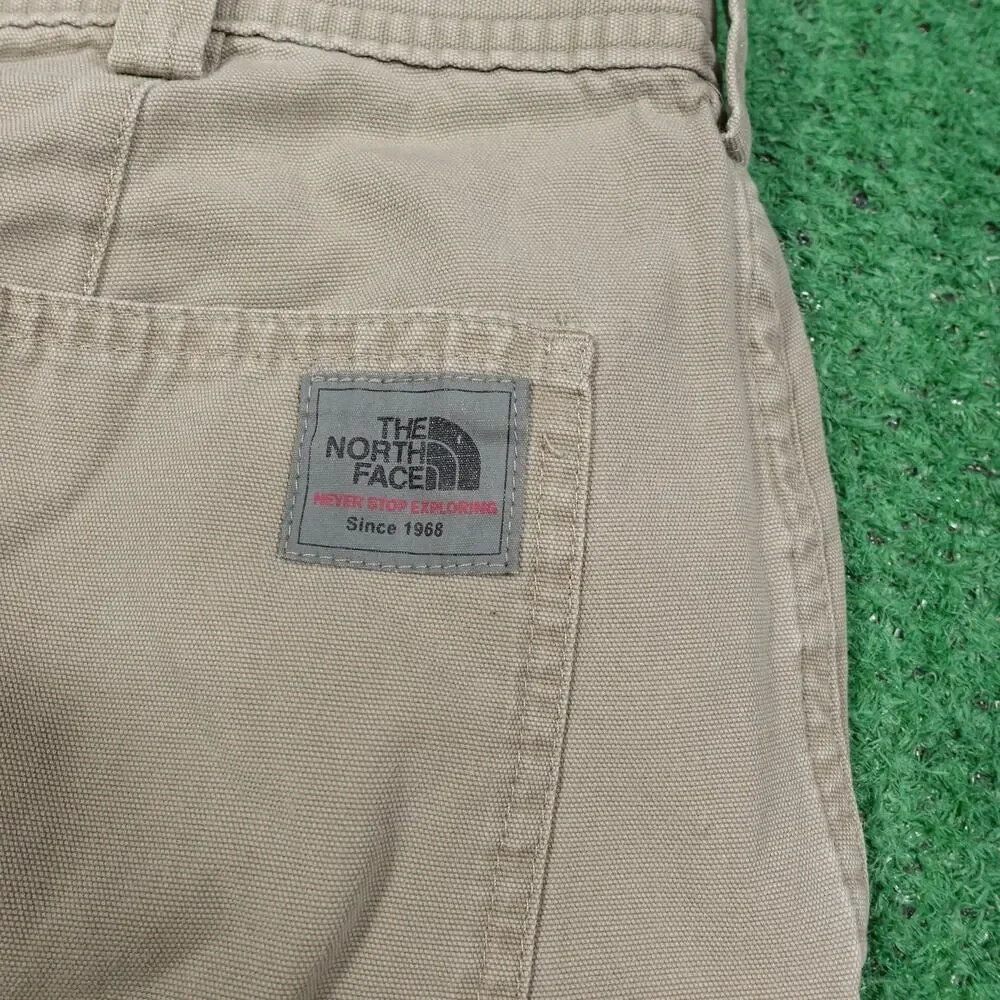 THE‎ NORTH FACE AF SERIES TAN DUCK CANVAS CARGO PANTS MENS SIZE 34 SHORT
